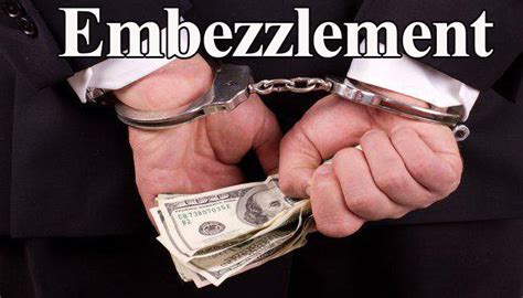 is embezzlement a felony or federal crime